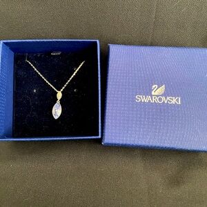 Swarovski Necklace with Purple Pendant